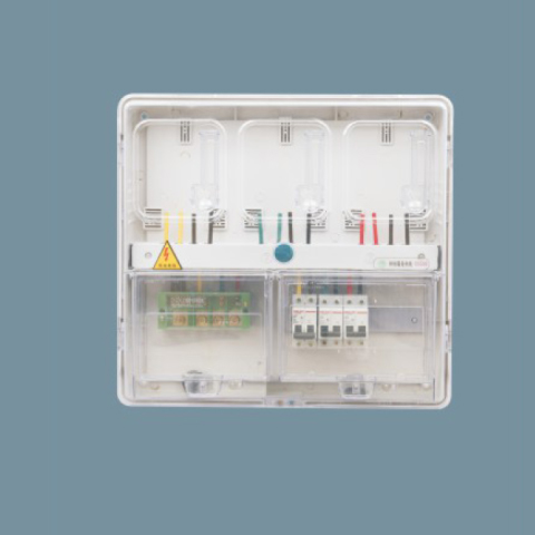 03A1D上下結構3表位透明電表箱